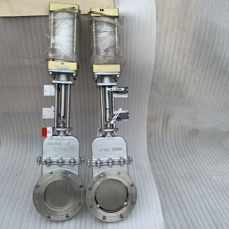 气动不锈钢带盖暗杆刀闸阀